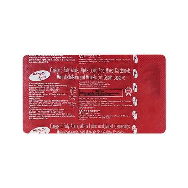 Kefive Plus Capsule 10'S - Global Surgicals