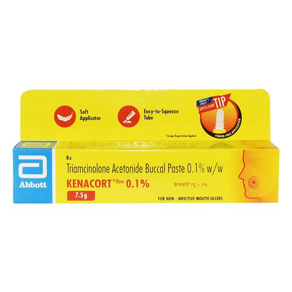 KENACORT NEW 0.1% Paste 7.5gm - Global Surgicals