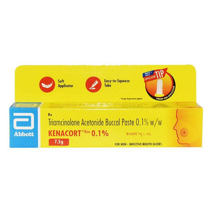 KENACORT NEW 0.1% Paste 7.5gm - Global Surgicals