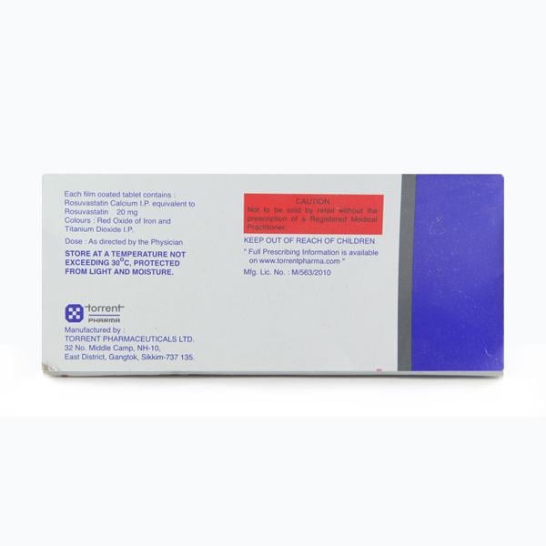 Rozucor 20mg Tablet 10'S