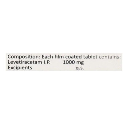 Keppra 1000mg Tablet 10'S - Global Surgicals