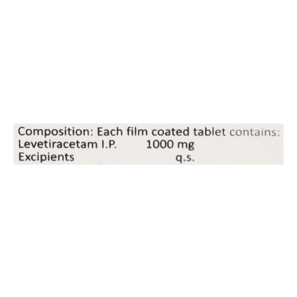 Keppra 1000mg Tablet 10'S - Global Surgicals