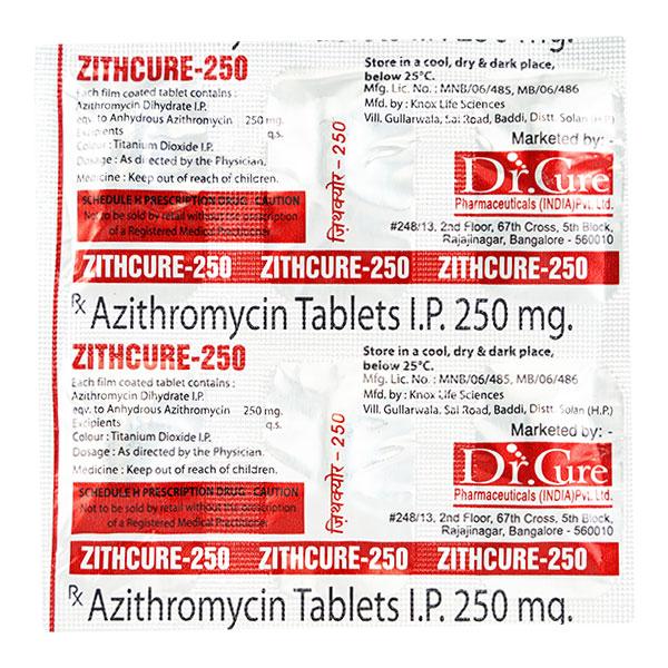 ZITHCURE 250 Tablet 6's