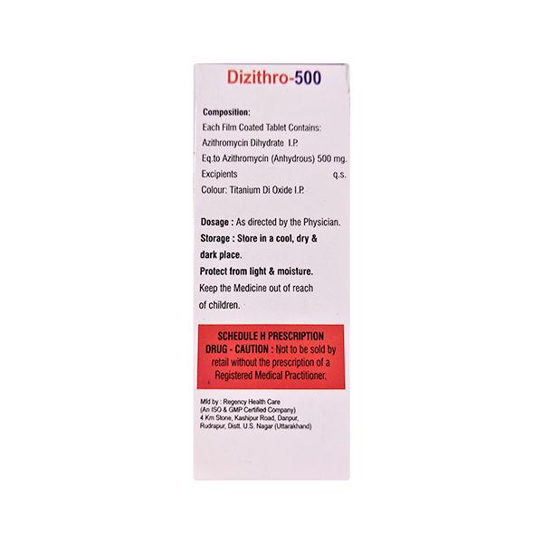 DIZITHRO 500 Tablet 5's