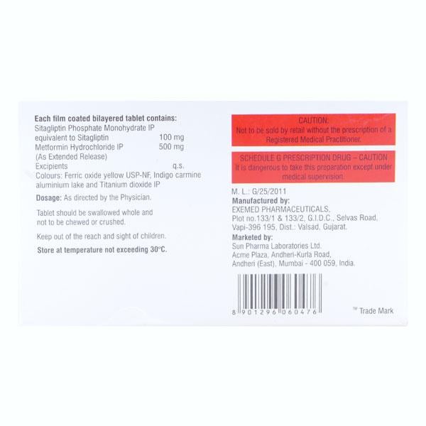 ISTAMET XR 500 Tablet 10's