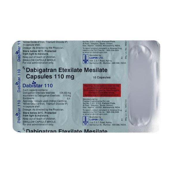 Dabistar 110mg Capsule 10'S