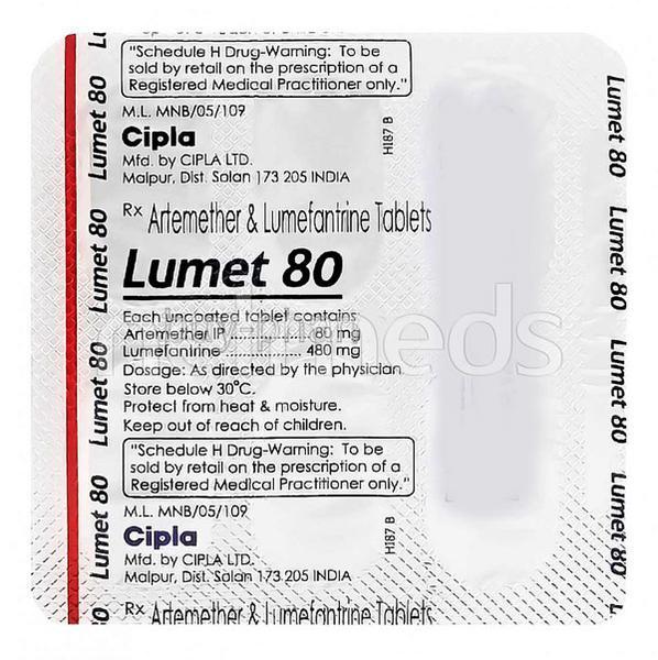 Lumet 80mg Tablet 6'S