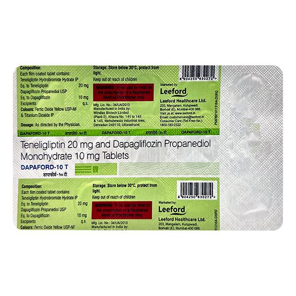 DAPAFORD 10 T Tablet 15's