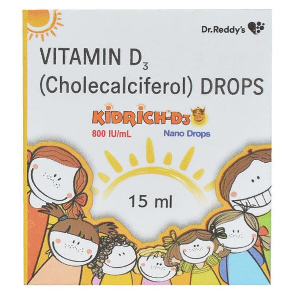 Kidrich D3 Nano 800IU Drops 15ml - Global Surgicals