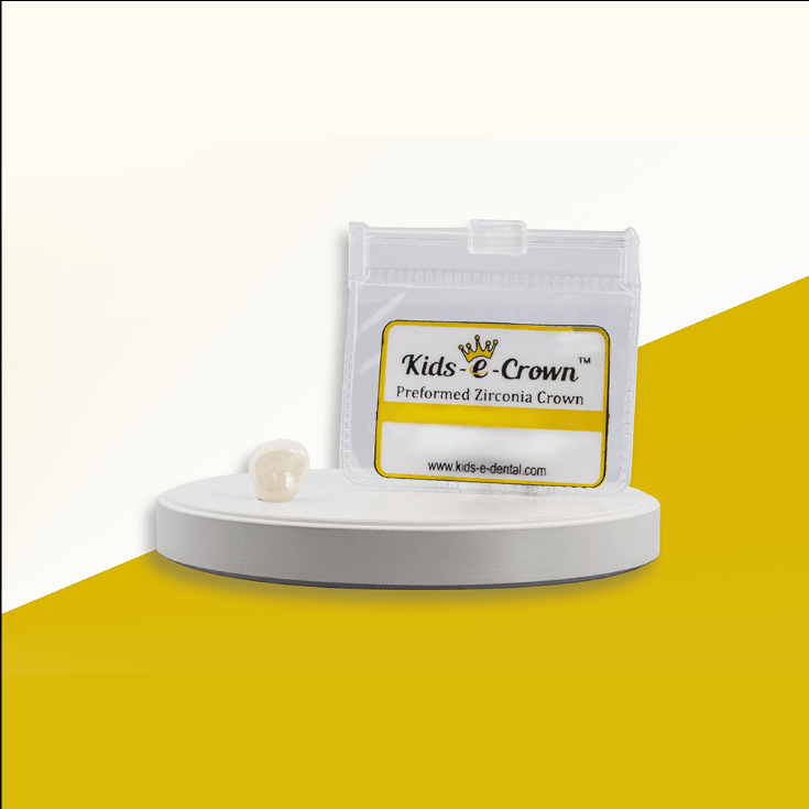 Kids - e - Dental Zirconia Molar Refill Narrow Preformed Paediatric Crowns - Global Surgicals