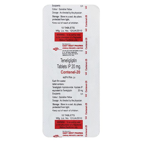 CONTENEL 20mg Tablet 10's