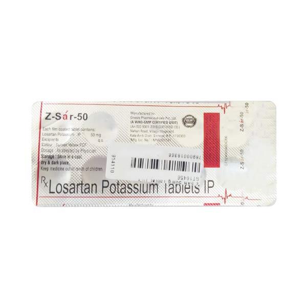 Z SAR 50mg Tablet 10's