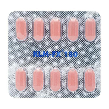 KLM FX 180mg Tablet 10'S - Global Surgicals
