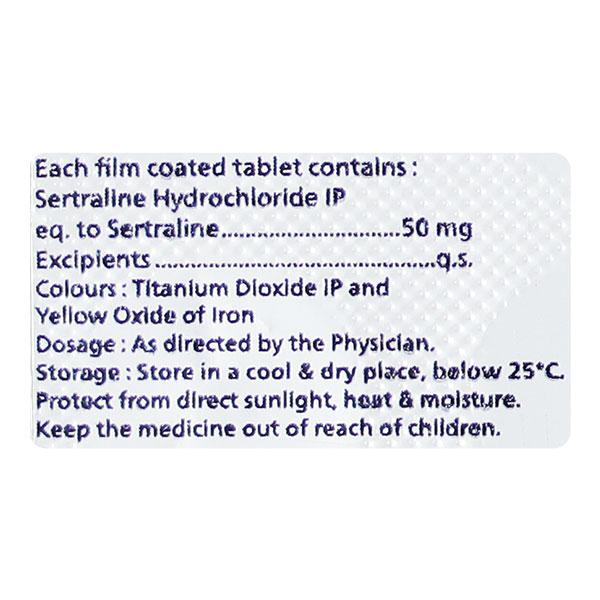 SERTAZONE 50mg Tablet 10's