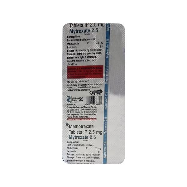 MYTREXATE 2.5 Tablet 10's