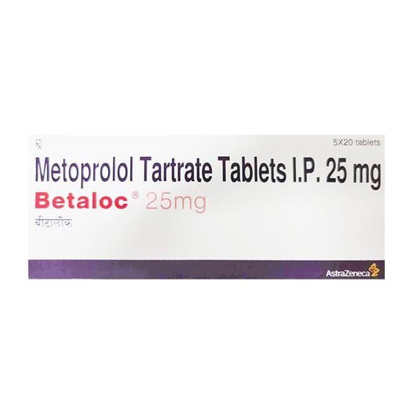 BETALOC 25mg Tablet 20's