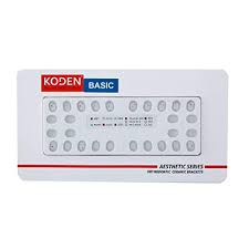 Koden Ceramic Basic Aesthetic Series Conventional Brackets - Global Surgicals