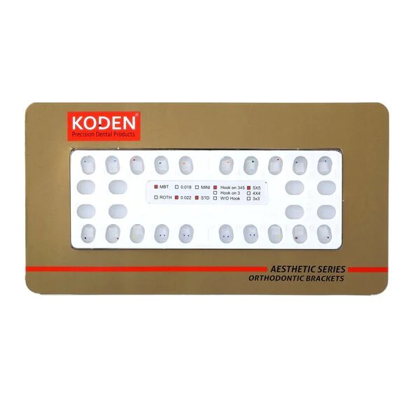 Koden Clear HD Lock Self - Ligating Brackets - Global Surgicals