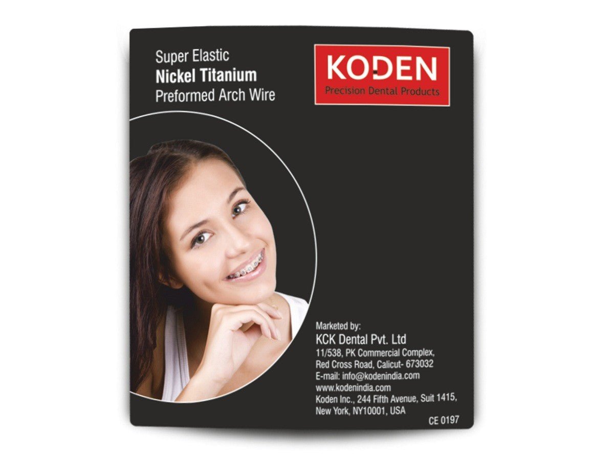 Koden Preformed Rectangle NiTi Archwires - Global Surgicals