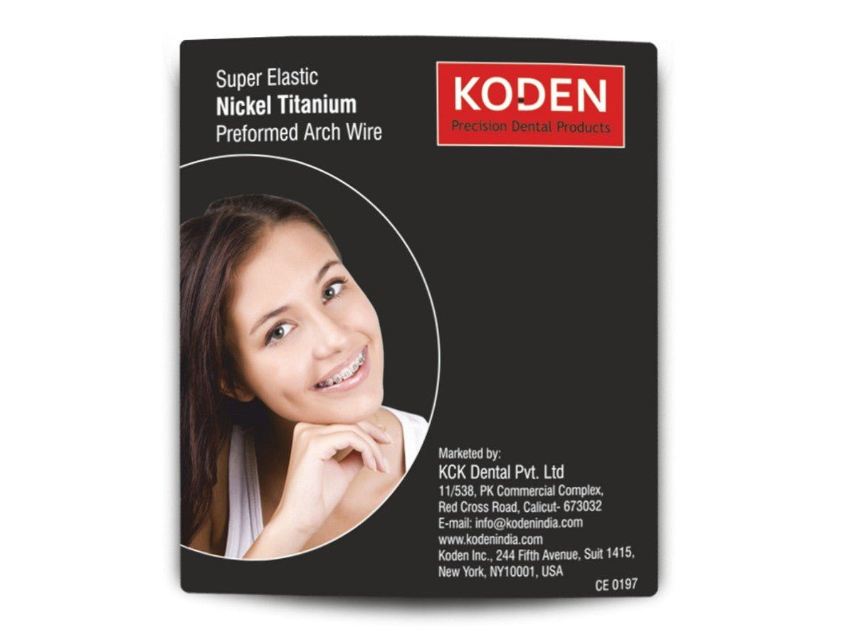 Koden Preformed Rectangle NiTi Archwires - Global Surgicals