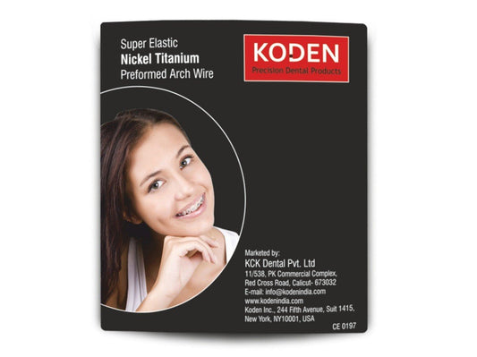 Koden Preformed Rectangle NiTi Archwires - Global Surgicals