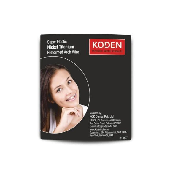 Koden Reverse Curved Round NiTi Archwires - Global Surgicals