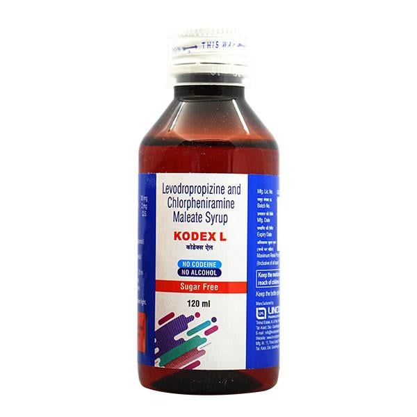 KODEX L Sugar Free Syrup 120ml - Global Surgicals