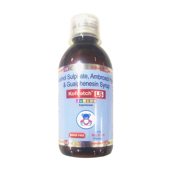 KOFCATCH LS JUNIOR SUGAR FREE MIX FRUIT FLAVOUR Syrup 100ml - Global Surgicals