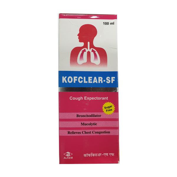 KOFCLEAR SF COUGH Expectorant 100ml - Global Surgicals