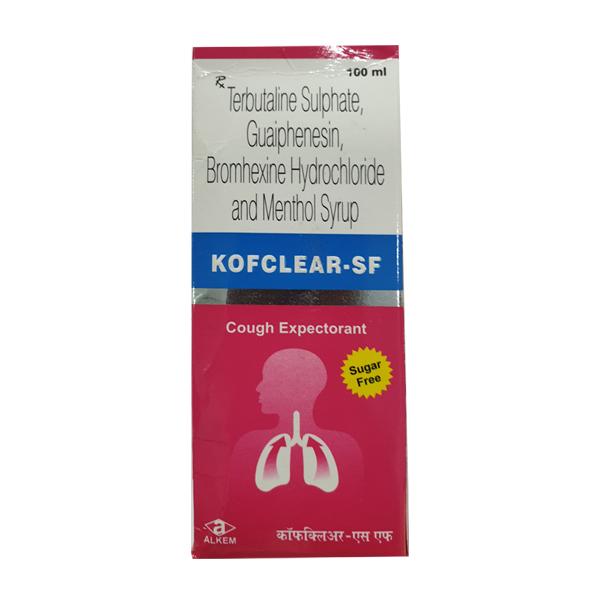 KOFCLEAR SF COUGH Expectorant 100ml - Global Surgicals