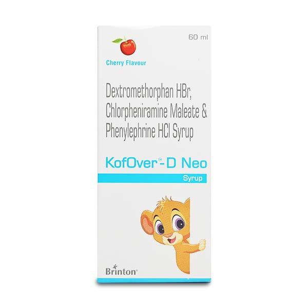 KOFOVER D NEO CHERRY FLAVOUR Syrup 60ml - Global Surgicals