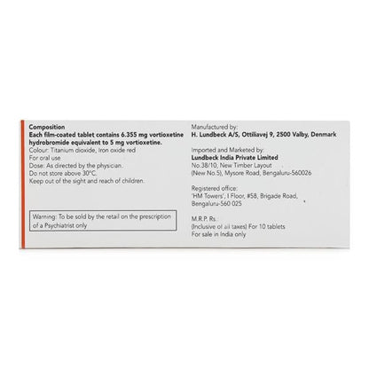 Brintellix 5mg Tablet 10'S