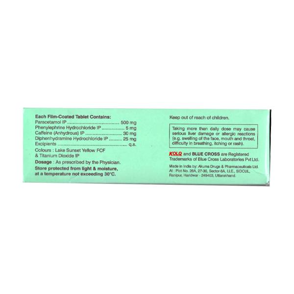 Kolq Tablet 10'S - Global Surgicals