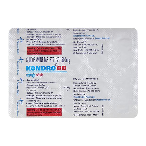 Kondro OD Tablet 10'S - Global Surgicals