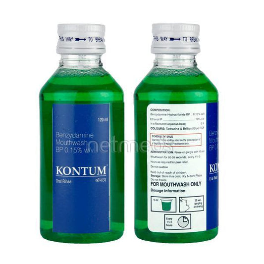 Kontum Mouth Wash 120ml - Global Surgicals
