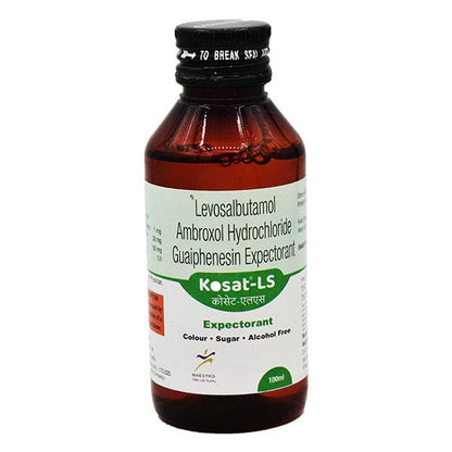 KOSAT LS SUGAR FREE Expectorant 100ml - Global Surgicals