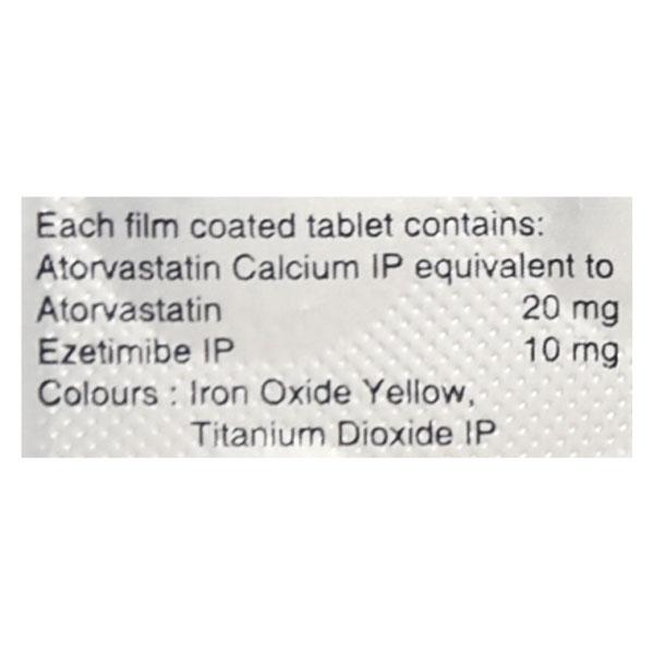 Lipi EZ 20mg Tablet 10'S