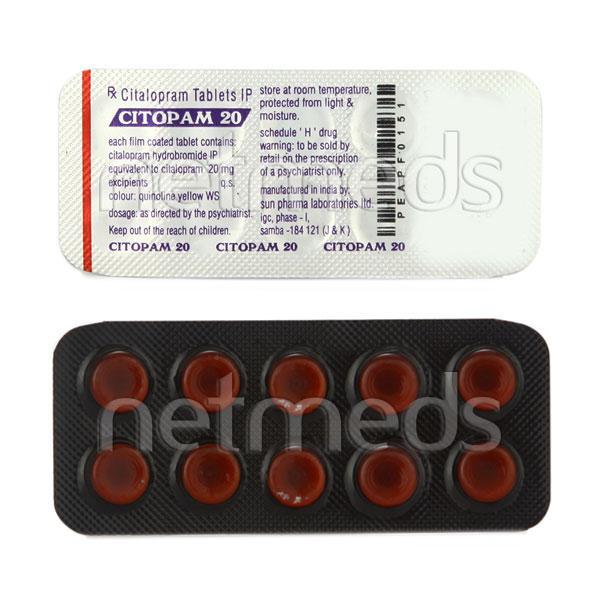 Citopam 20mg Tablet 10'S