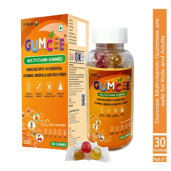GUMCEE MIX FRUIT FLAVOUR Gummies 30's