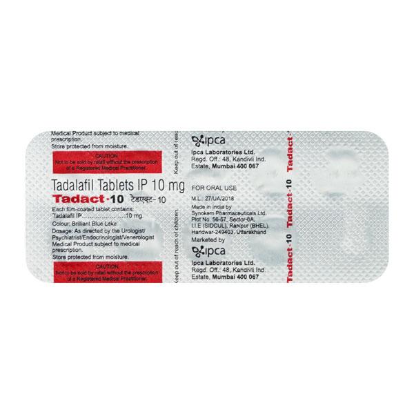 Tadact 10mg Tablet 10'S