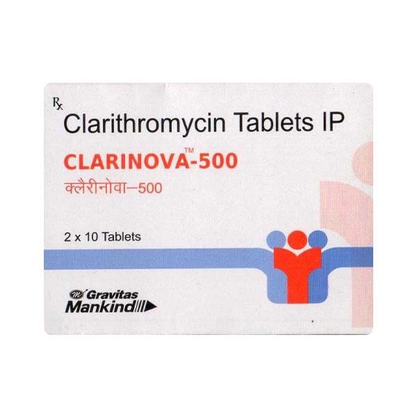 CLARINOVA 500 Tablet 10's