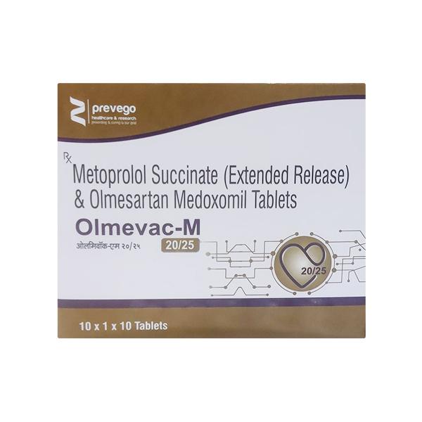 OLMEVAC M 20/25 Tablet 10's
