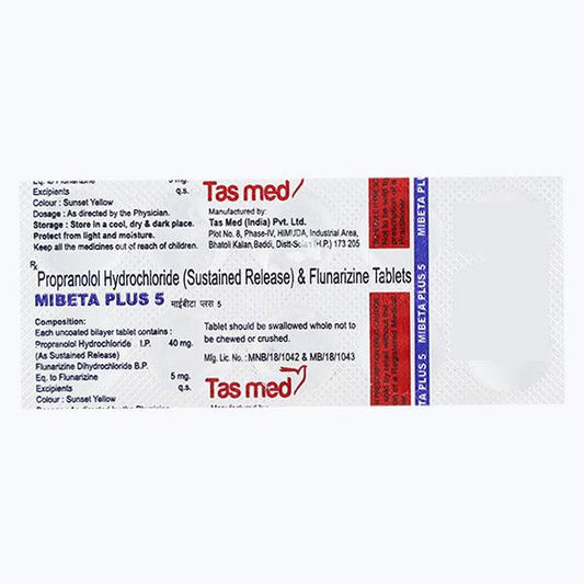 MIBETA PLUS 5mg Tablet 10's