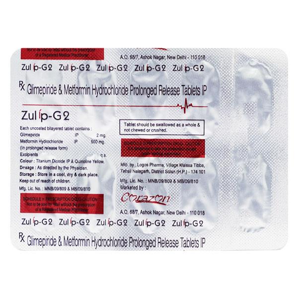 ZULIP G 2 Tablet 10's