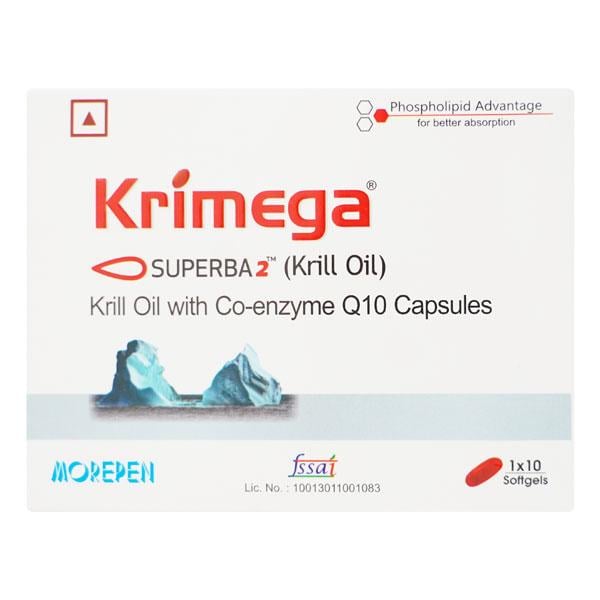 KRIMEGA Softgel 10's - Global Surgicals