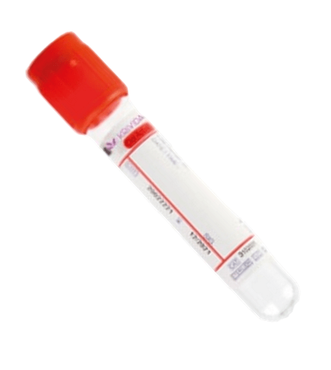 Krivida Clot Activator Vacuum Blood Collection Tube - Global Surgicals
