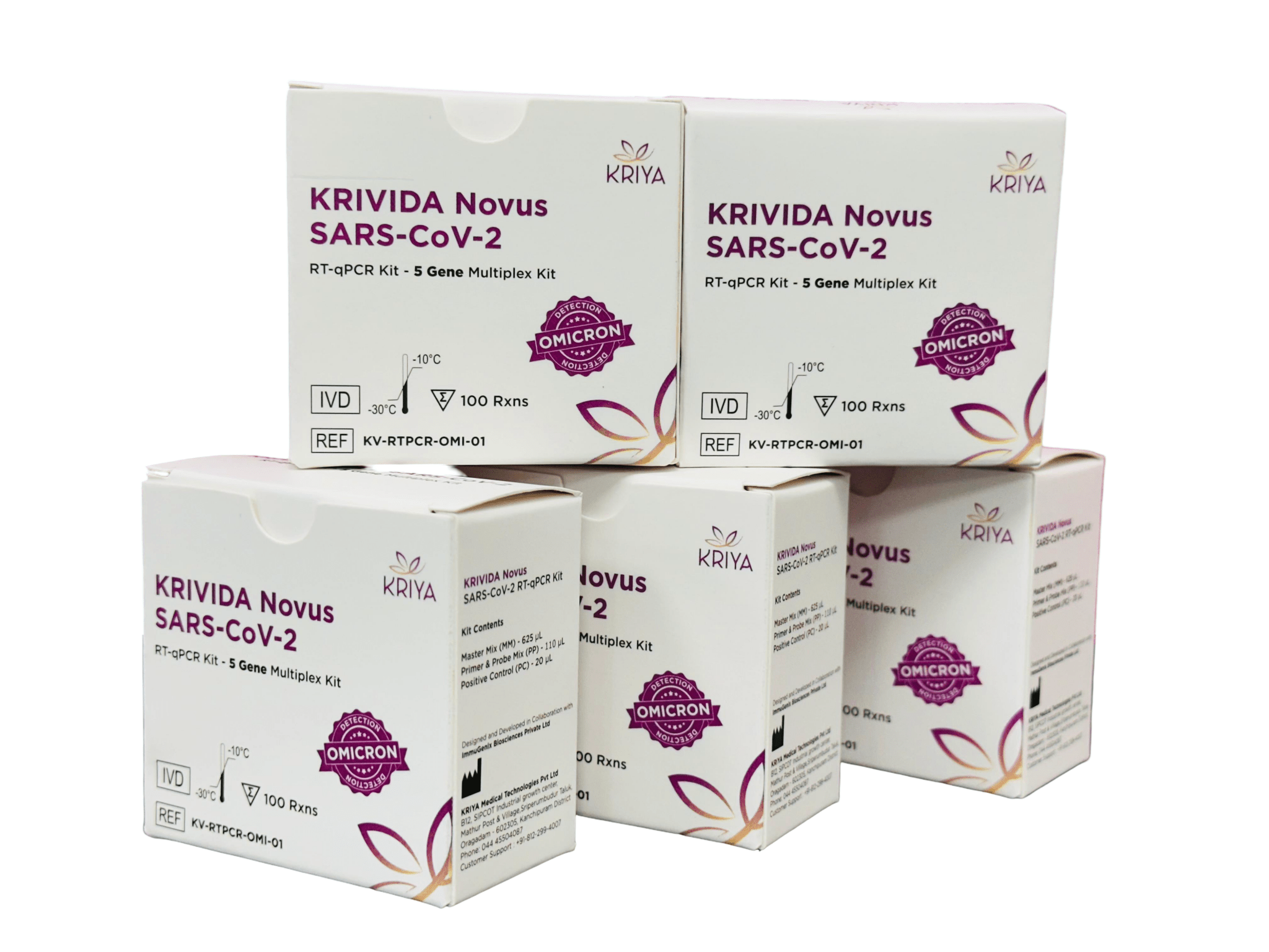 Krivida Novus SARS - CoV - 2 Real - Time qPCR kit - Global Surgicals