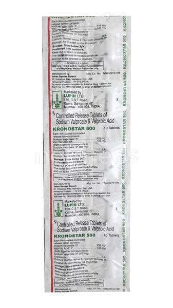 Kronostar 500mg Tablet 10'S - Global Surgicals