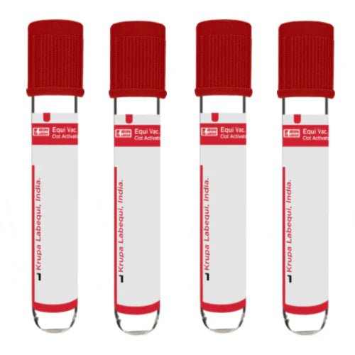 Krupa Clot Activator Vacuum Blood Collection Tube - Global Surgicals