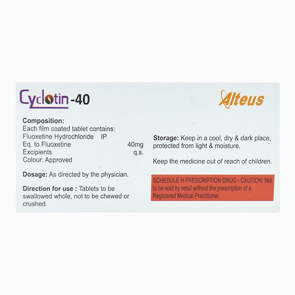 CYCLOTIN 40 Tablet 15's